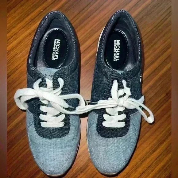 Michael Kors Denim Sneakers - Picture 2 of 7